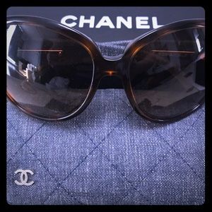 🤩Auth Chanel Denim Style Sunglass💐